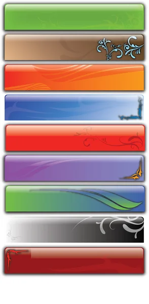 Banner with gradient — Stock Vector