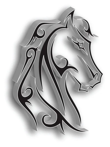 Umělecké kůň — Stockový vektor