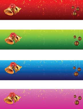 Banner for Christmas and new year clipart