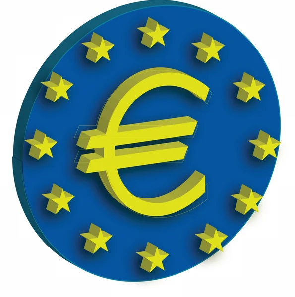 Euro a Evropská unie — Stockový vektor