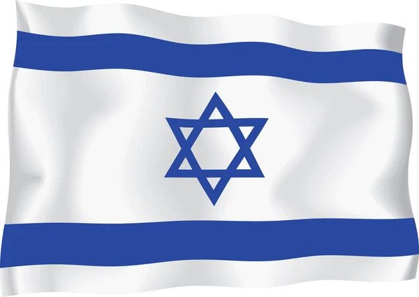 以色列国旗 — 图库矢量图片#
