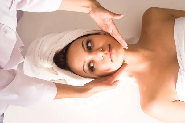 Body massage portrait — Stock Photo, Image