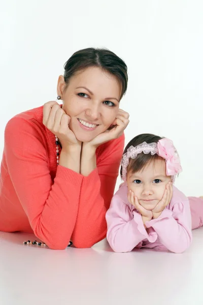 Mulher e sua filha — Fotografia de Stock