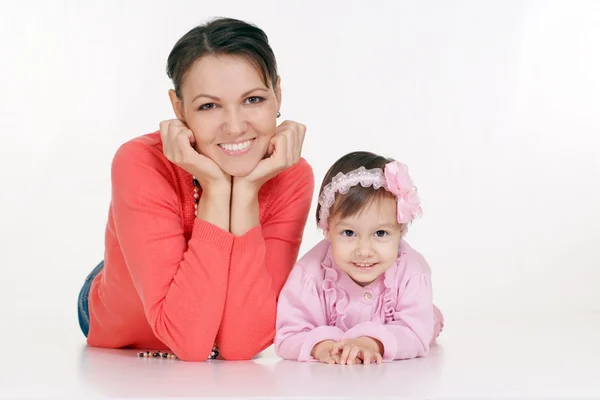 Vrouw en haar dochter — Stockfoto