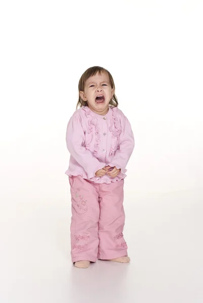 Retrato de niña llorando —  Fotos de Stock