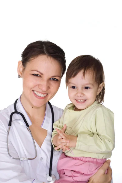 Lekarz i dziecko — Zdjęcie stockowe