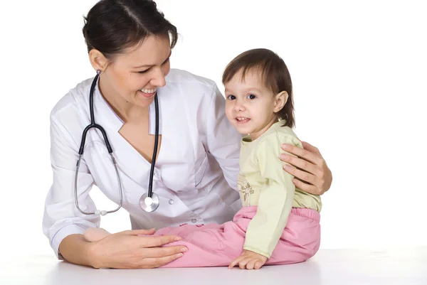 Doctor and daughter — Stock Photo, Image