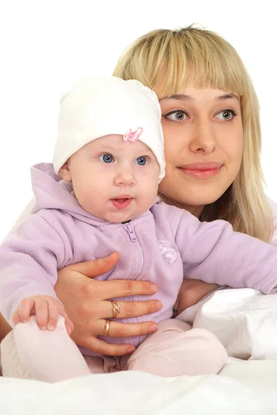 Aranyos szülő és a baba — Stock Fotó