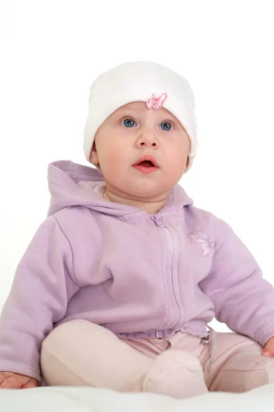 Funny baby portret — Stockfoto