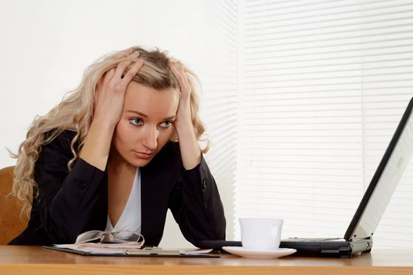 Do women business problems — Stock Photo, Image