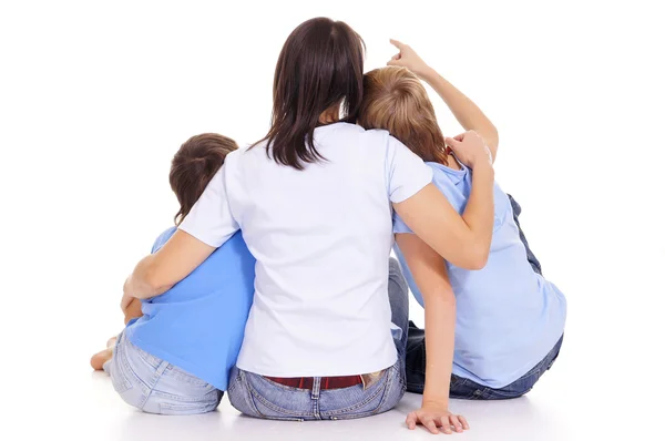 Mom and sons — Stock Photo, Image