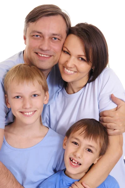 Family of a four — Stock Photo, Image