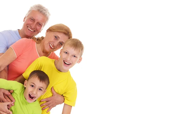 Grandparents with kids — Stock Photo, Image