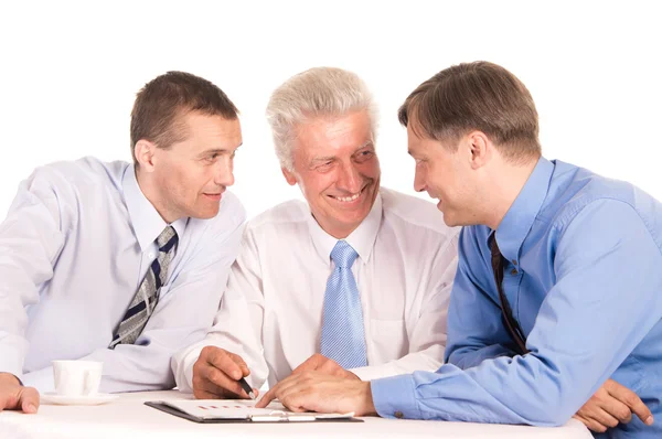 Três homens de negócios retrato — Fotografia de Stock