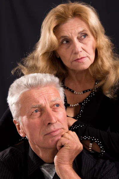 Mignon vieux couple — Photo