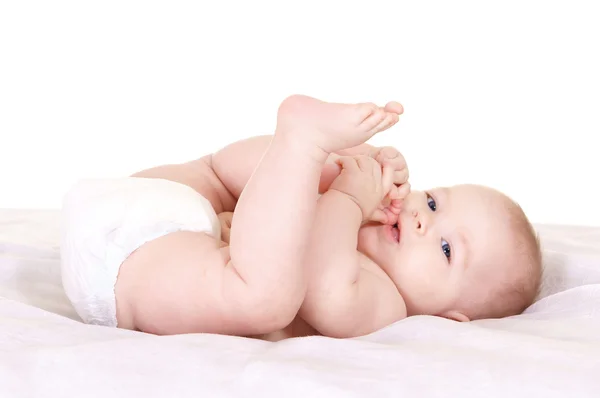 Μικρό πορτρέτο μωρό — Φωτογραφία Αρχείου