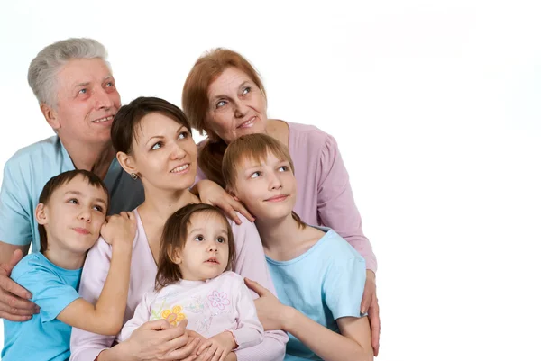 대부분 조 백인 가족 행복 한 바보 — 스톡 사진