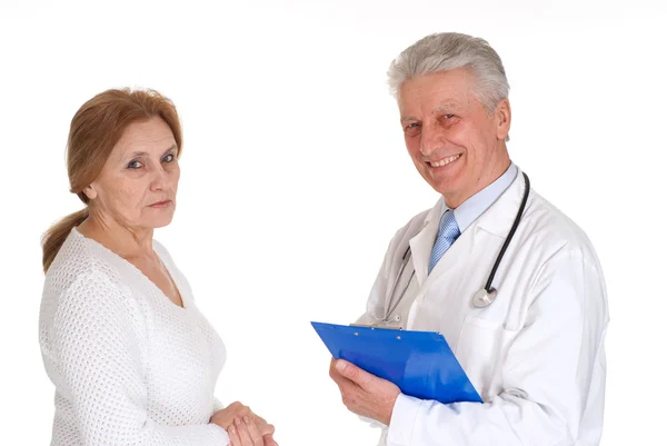 두 아름 다운 백인 의사 서 — 스톡 사진