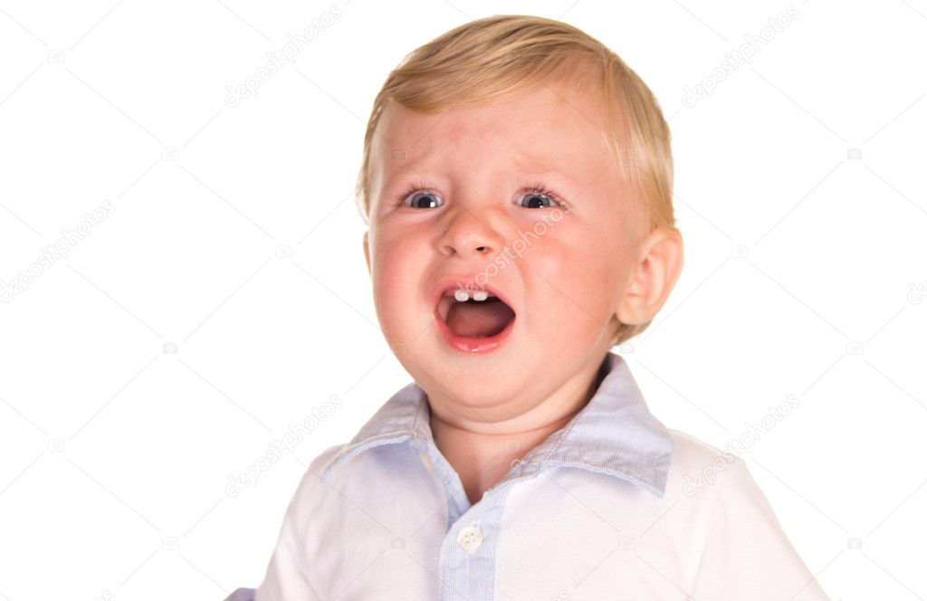 Little boy crying Stock Photo by ©aletia 10938980