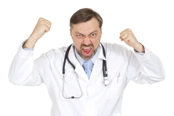 A nice adult Caucasian doctor — Stock Photo, Image