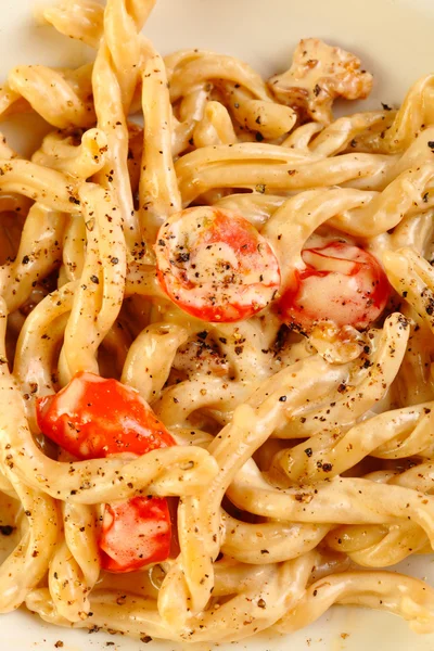 Strozzapreti italian hand made pasta — Stock Photo, Image