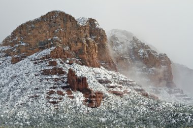 Red rock ülke kar fırtınası