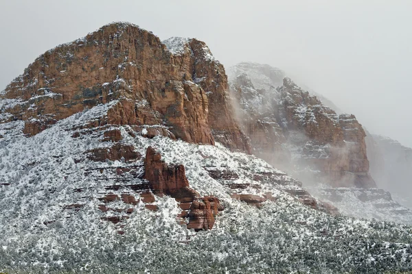 Red Rock Country tormenta de nieve —  Fotos de Stock