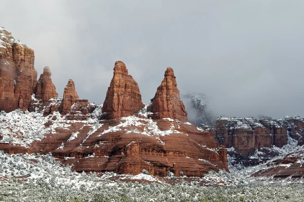 Stock image Red Rock Country Snowstorm