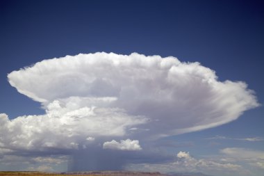 Single Cell Cumulonimbus Cloud clipart