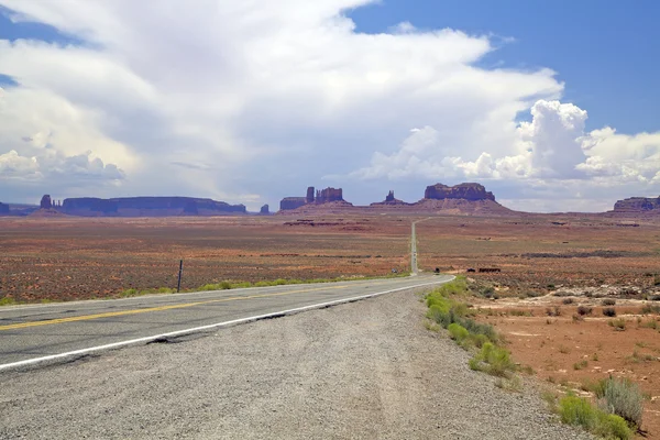 stock image Highway to Monument Valley