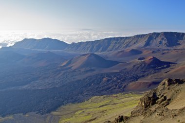 maui Haleakala yanardağ krater