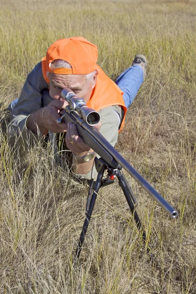 Juego grande Rifle Hunter — Foto de Stock