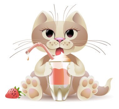 Cat Cocktail clipart