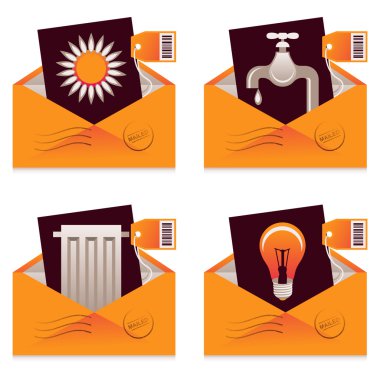 Utility Bills clipart