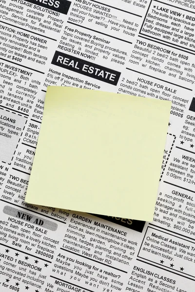 Real Estate ad — Stock Photo, Image