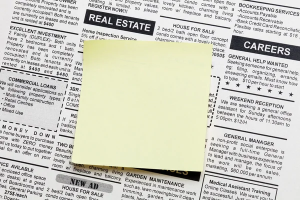 Real Estate ad — Stock Photo, Image