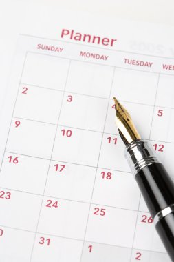 Calendar agenda clipart