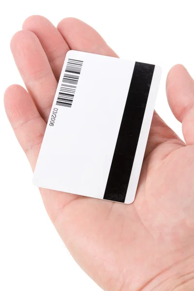 Cartão de dados digitais de plástico — Fotografia de Stock