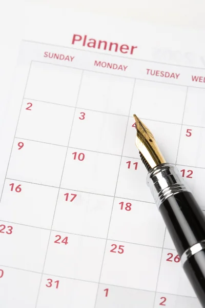 Calendar agenda — Stock Photo, Image