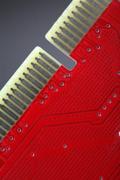 stock image Red Circuit Board