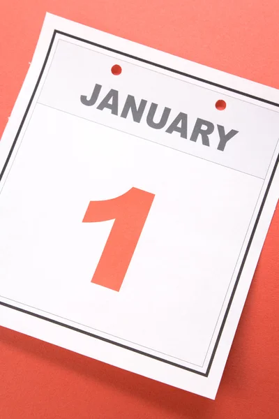 Kalender voor New Year's Day — Stockfoto