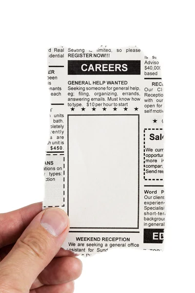 Career Ad — Stock Photo, Image