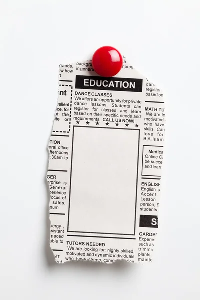 Education Ad — Stock Photo, Image