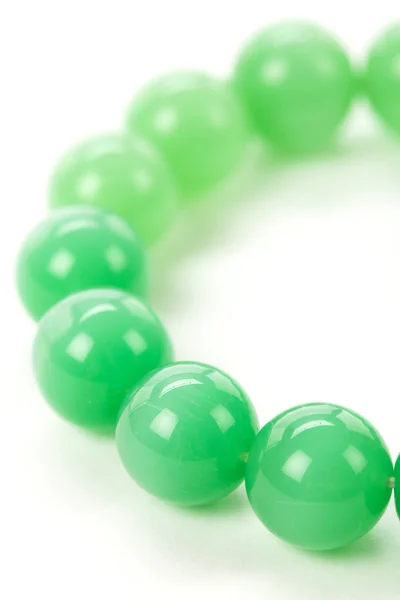 緑の宝石ブレスレット — ストック写真