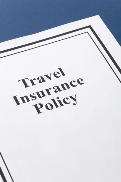 Travel Insurance — Stock Photo, Image