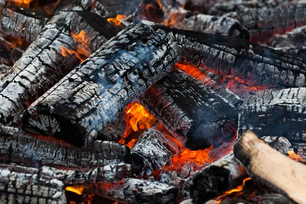 Burning Log — Stock Photo, Image