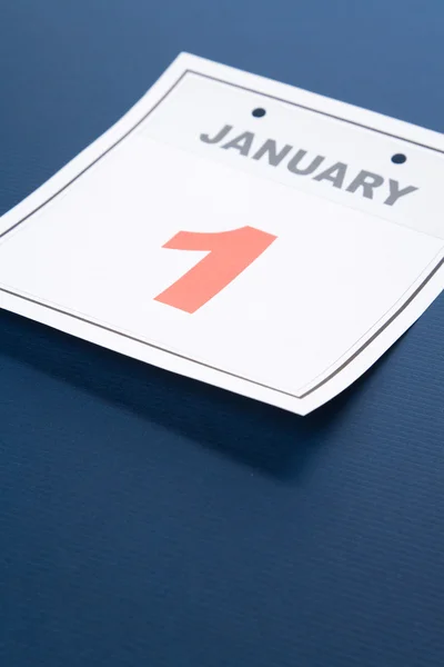 新年の日をカレンダーします。 — ストック写真