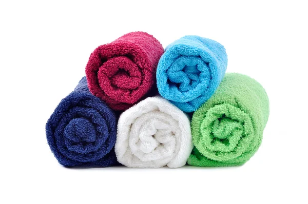 Asciugamani colorati laminati — Foto Stock