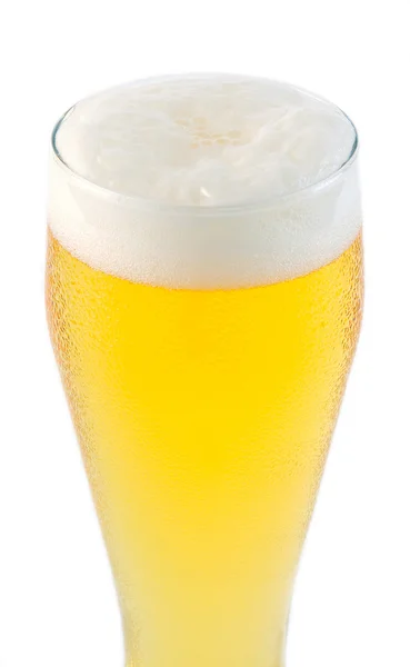 最受欢迎的啤酒泡沫玻璃 — 图库照片