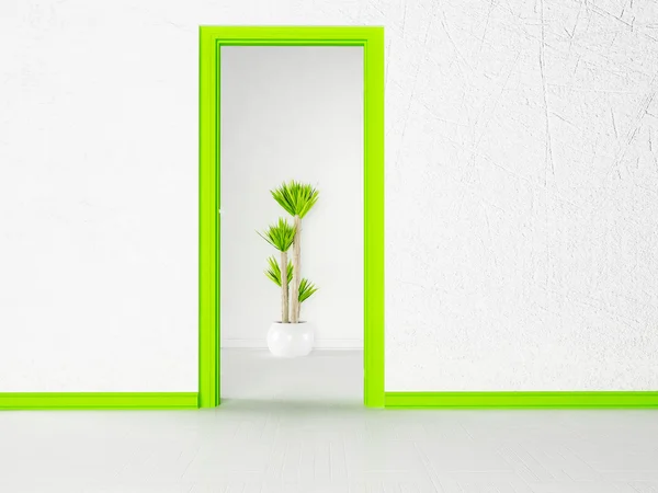 Egy zöld növény. — Stock Fotó